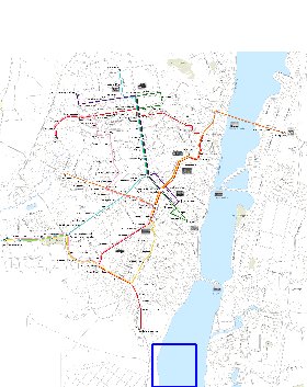 Transport carte de Voronej