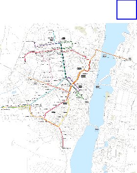 Transporte mapa de Voronej