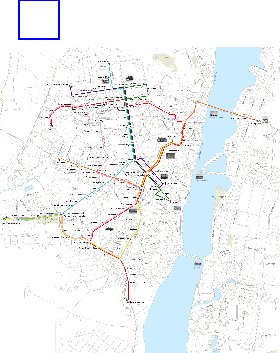 Transporte mapa de Voronej