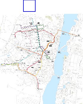 Transporte mapa de Voronej