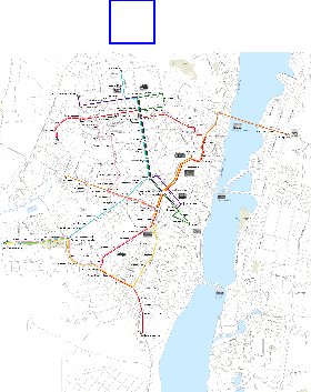 Transporte mapa de Voronej