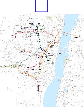 Transporte mapa de Voronej