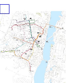 Transporte mapa de Voronej