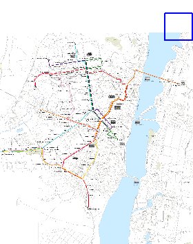 Transport carte de Voronej