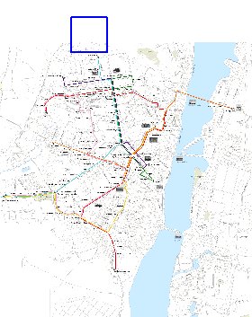 Transport carte de Voronej