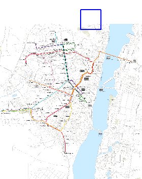 Transport carte de Voronej