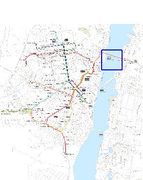 Transport carte de Voronej