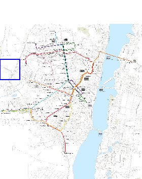 Transporte mapa de Voronej