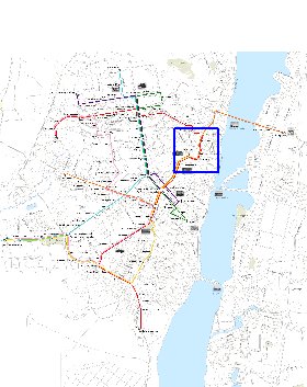 Transport carte de Voronej