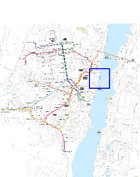 Transport carte de Voronej