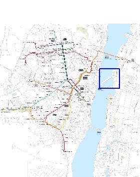 Transport carte de Voronej