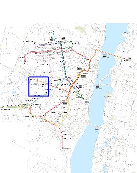 Transport carte de Voronej