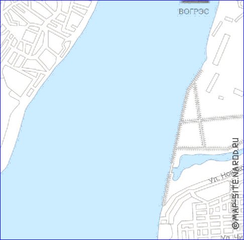 Transporte mapa de Voronej