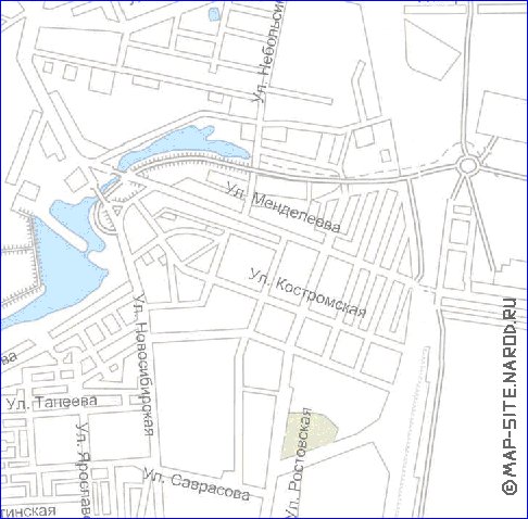 Transporte mapa de Voronej