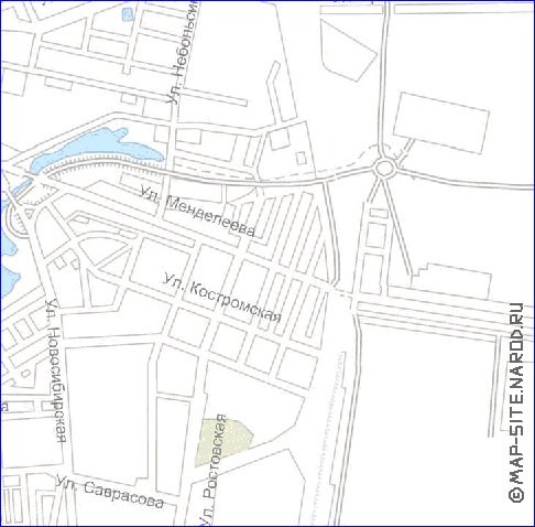 Transporte mapa de Voronej