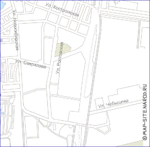 Transporte mapa de Voronej