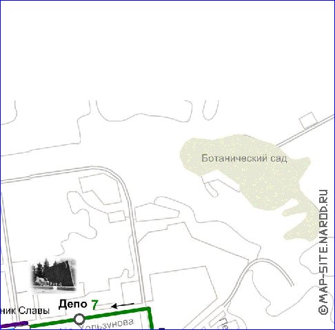 Transporte mapa de Voronej