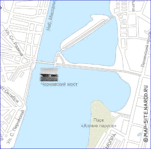 Transporte mapa de Voronej