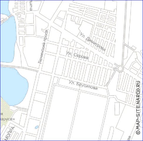 Transporte mapa de Voronej