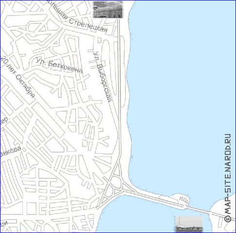 Transporte mapa de Voronej