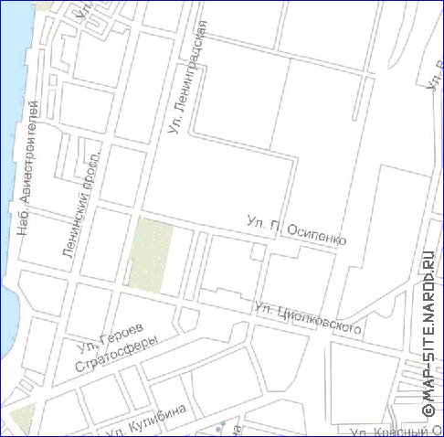 Transporte mapa de Voronej