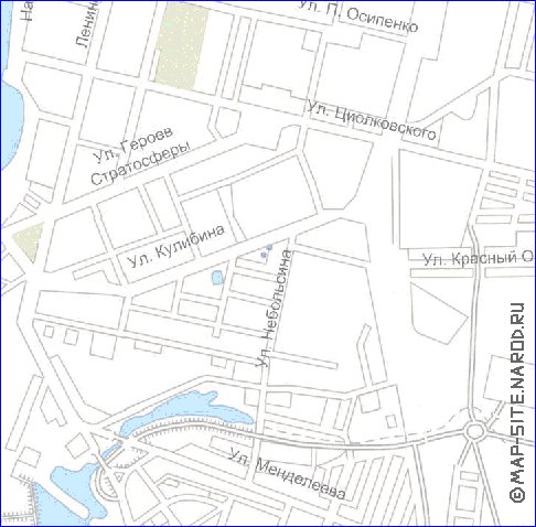 Transporte mapa de Voronej