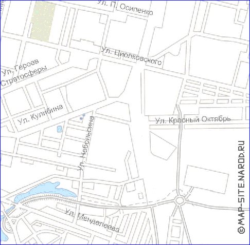 Transporte mapa de Voronej