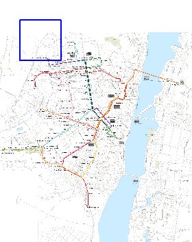 Transport carte de Voronej