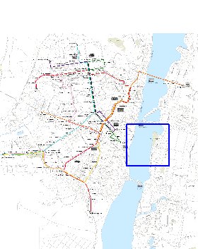 Transporte mapa de Voronej