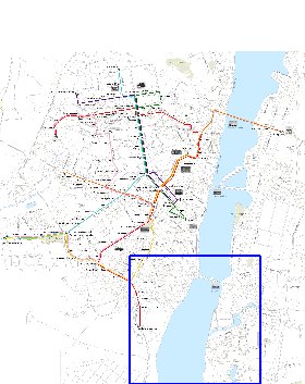 Transport carte de Voronej