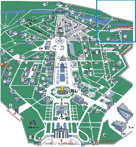 carte de Centre panrusse des expositions en anglais