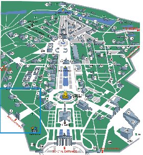 carte de Centre panrusse des expositions en anglais