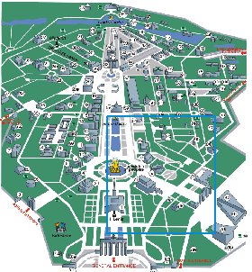 carte de Centre panrusse des expositions en anglais