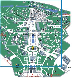 carte de Centre panrusse des expositions en anglais